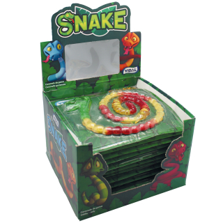 Želé VIDAL SNAKE JELLY - želé HAD 1 metr dlouhý 66 g - balení 11 ks